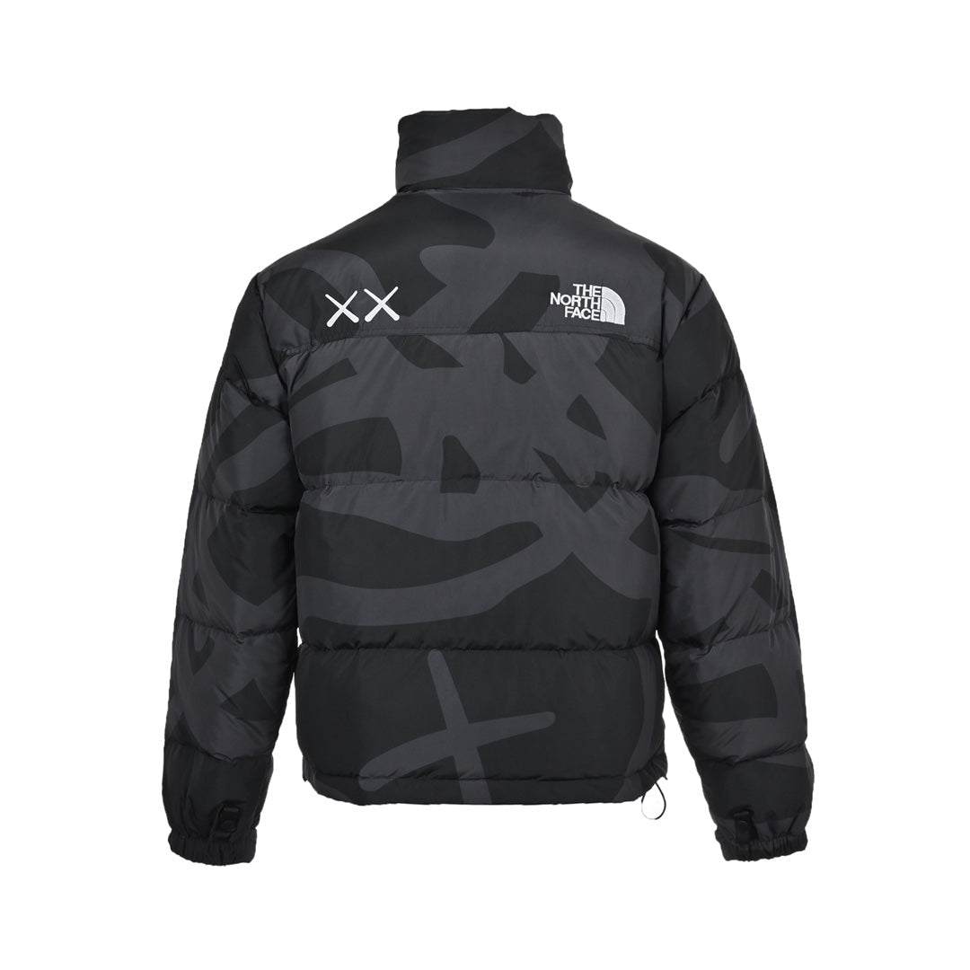 The North Face x KAWS 1996 Retro Nuptse Jacket Black Camo | Women's & Men's Streetwear