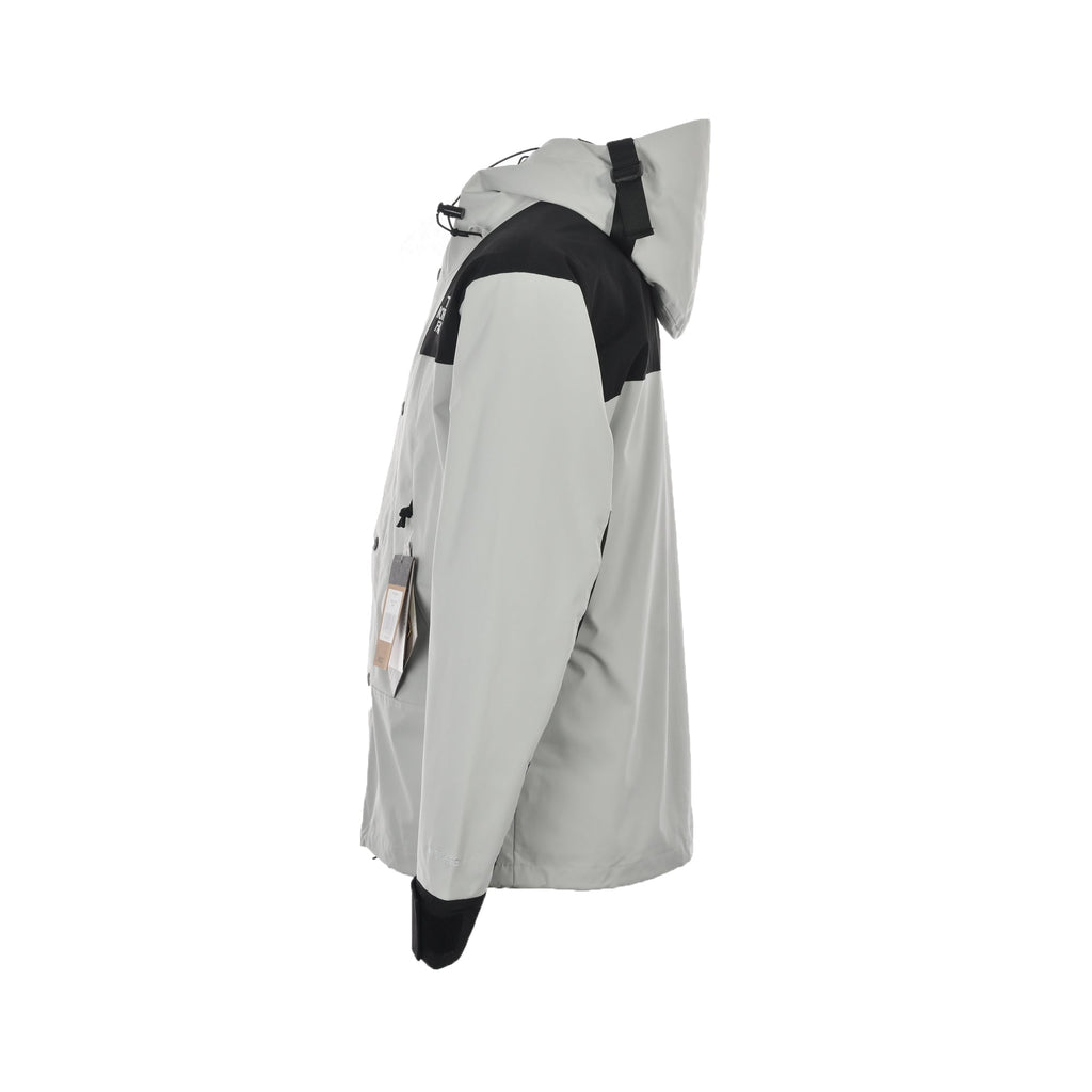 The North Face Men's GORE-TEX Hooded Jacket | White & Black Color Block | Women's Styling Inspiration