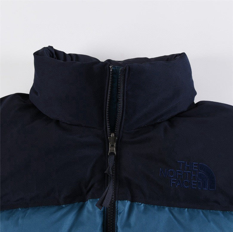 The North Face 1996 Retro Nuptse Jacket – Deep Blue & Navy Color Block | Women's & Men's Styling