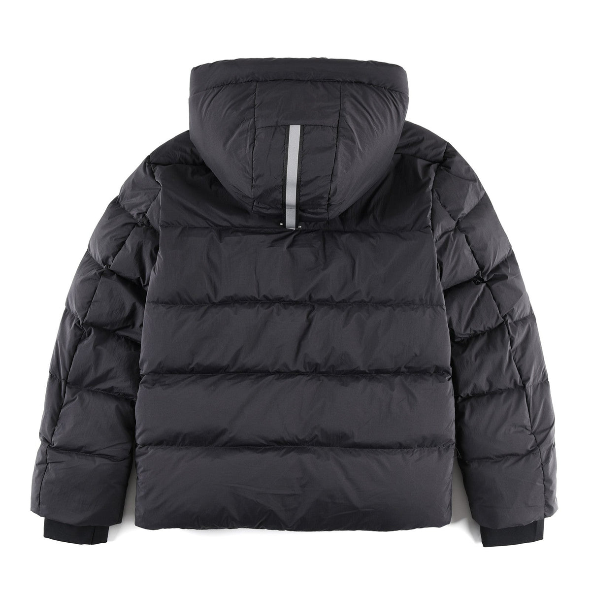 Canada Goose Women's Men's Black Label Hooded Down Jacket - Black