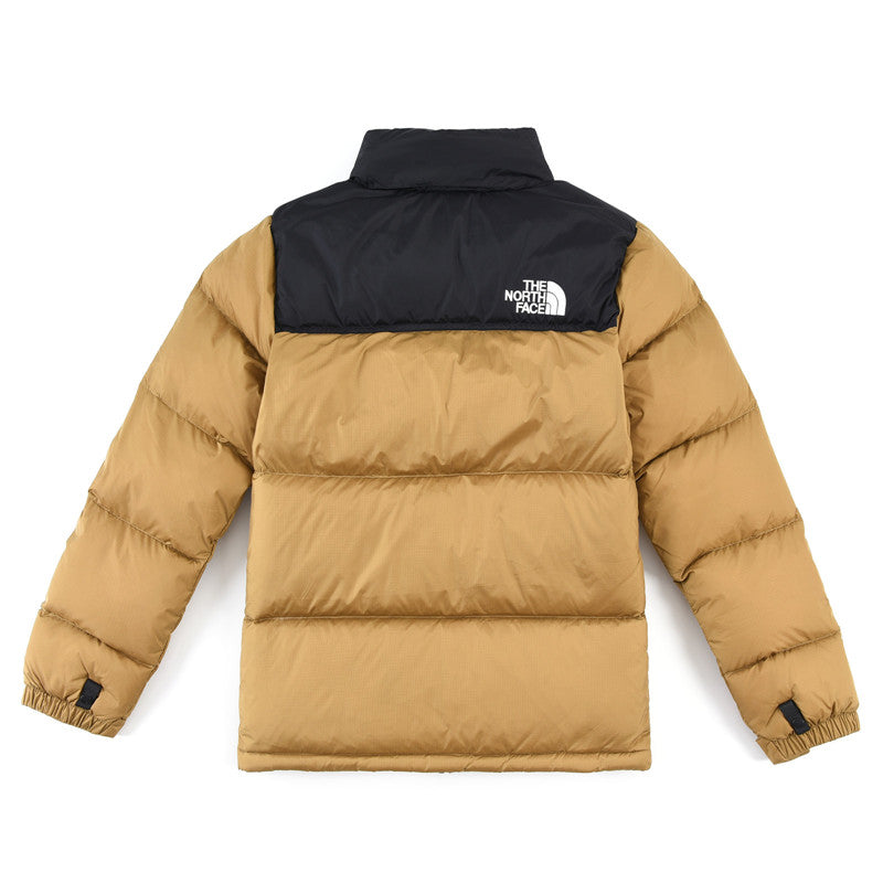 The North Face 1996 Retro Nuptse Jacket – Tan & Black Color Block | Women's & Men's Styling