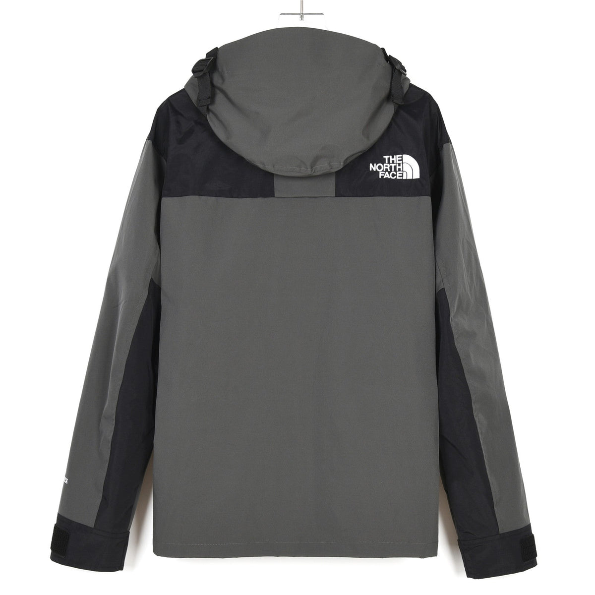 The North Face Men's Hooded Mountain Jacket | Charcoal Grey & Black Color Block