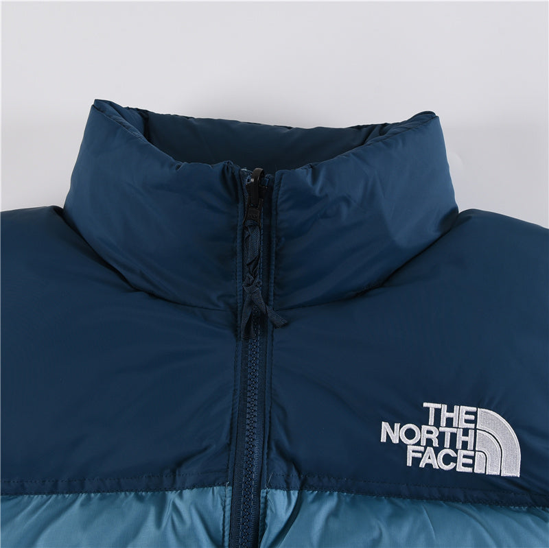 The North Face 1996 Retro Nuptse Jacket – Teal Color Block | Men's & Women's Styling