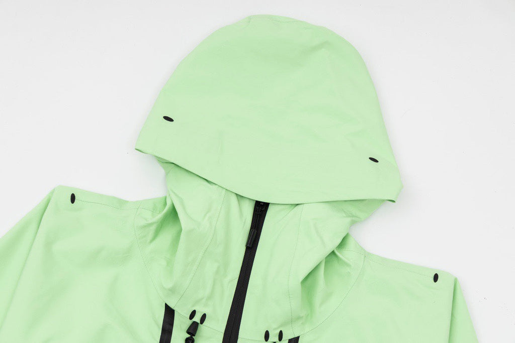 The North Face Men's GORE-TEX Hooded Ski Jacket | Light Green & Black Line Detail