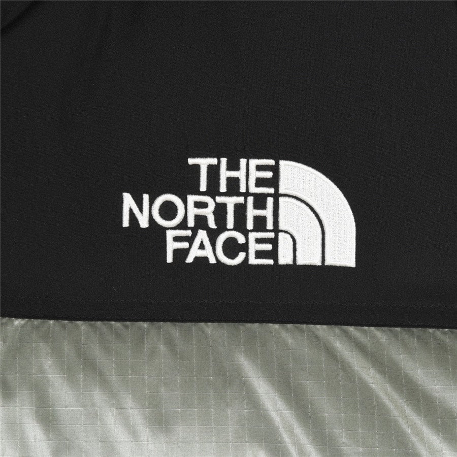 The North Face 1996 Retro Nuptse Jacket – Metallic Sage & Black Color Block | Women's & Men's Styling