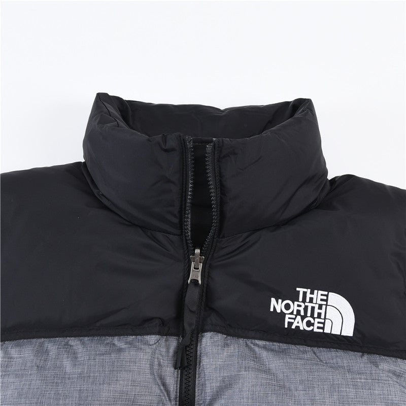 The North Face Men's Puffer Jacket – Grey & Black Color Block | Women's Styling