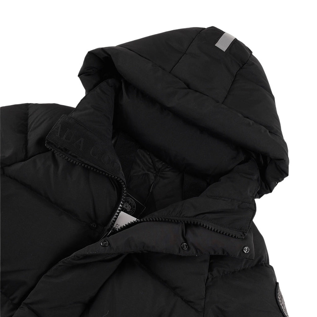 Canada Goose Women's Men's Short Hooded Down Jacket - Black