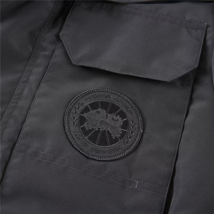 Canada Goose Women's Men's Down Parka Jacket - Dark Grey