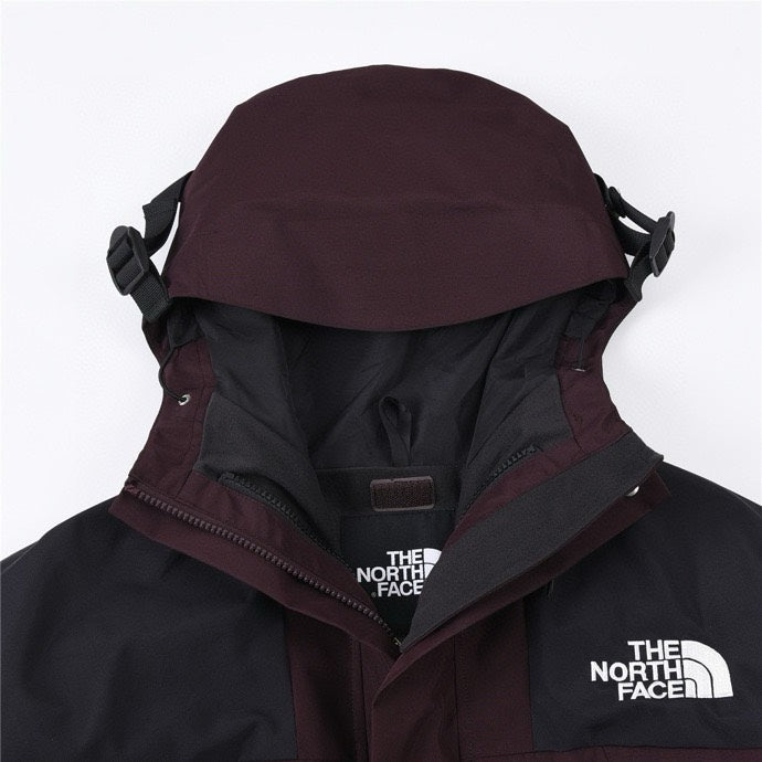 The North Face Mountain Hooded Jacket – White & Black Color Block | Women's & Men's Styling