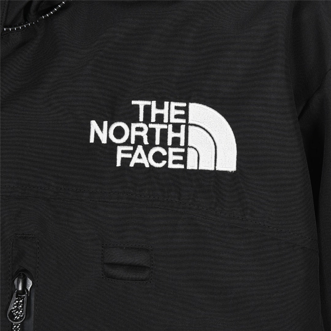 The North Face Men's Black Hooded Ski Jacket | Outdoor Winter Style
