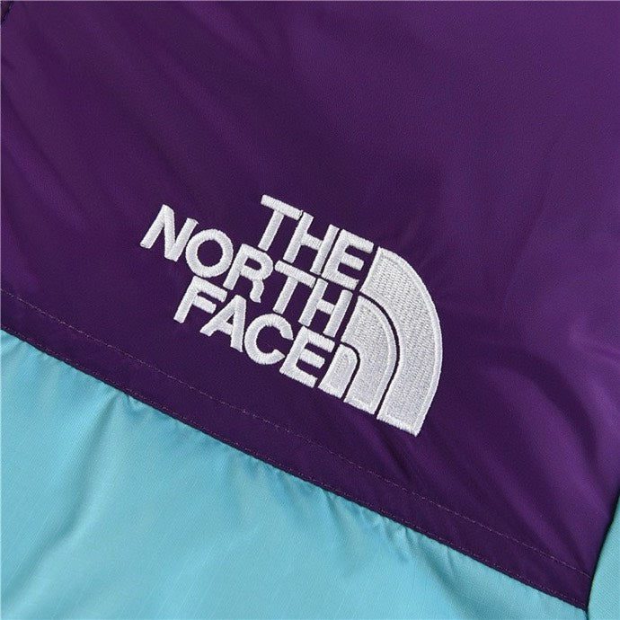 The North Face 1996 Retro Nuptse Jacket – Teal & Purple Color Block | Women's & Men's Styling