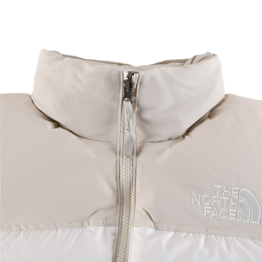 The North Face 1996 Retro Nuptse Jacket – Off White Color Block | Women's & Men's Styling