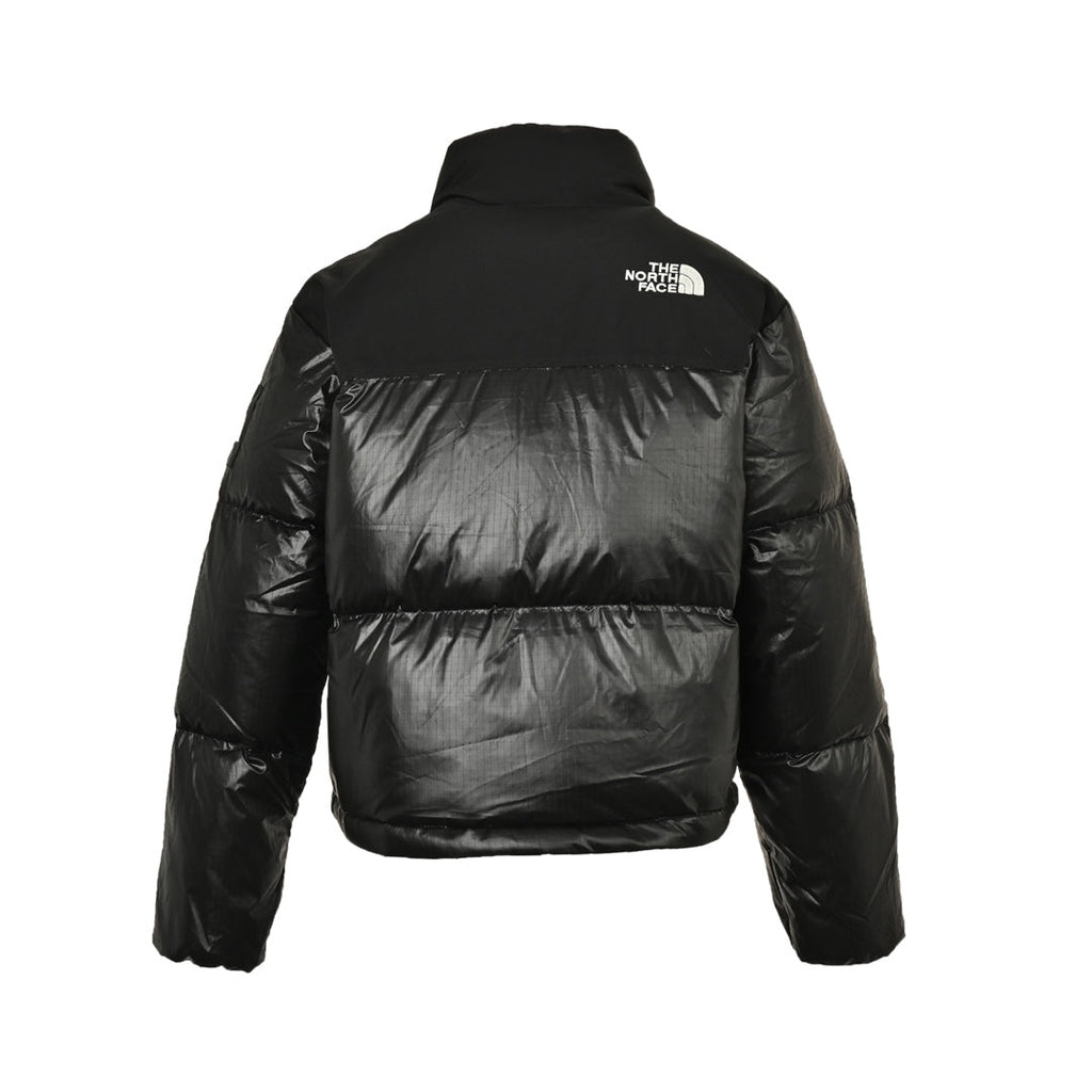 The North Face Women's Cropped Puffer Jacket | Shiny Black Streetwear