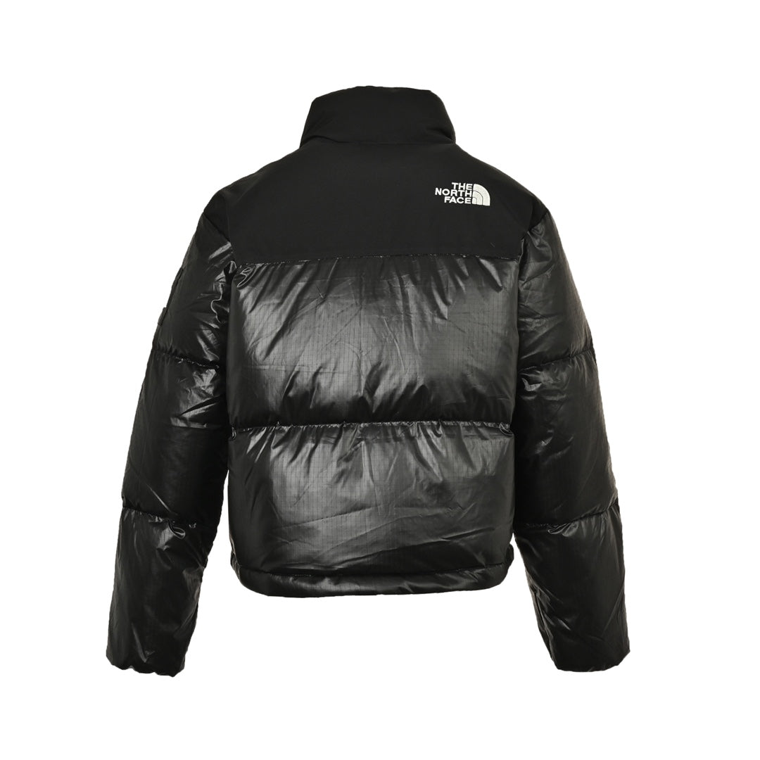 The North Face Women's Cropped Puffer Jacket | Shiny Black Streetwear