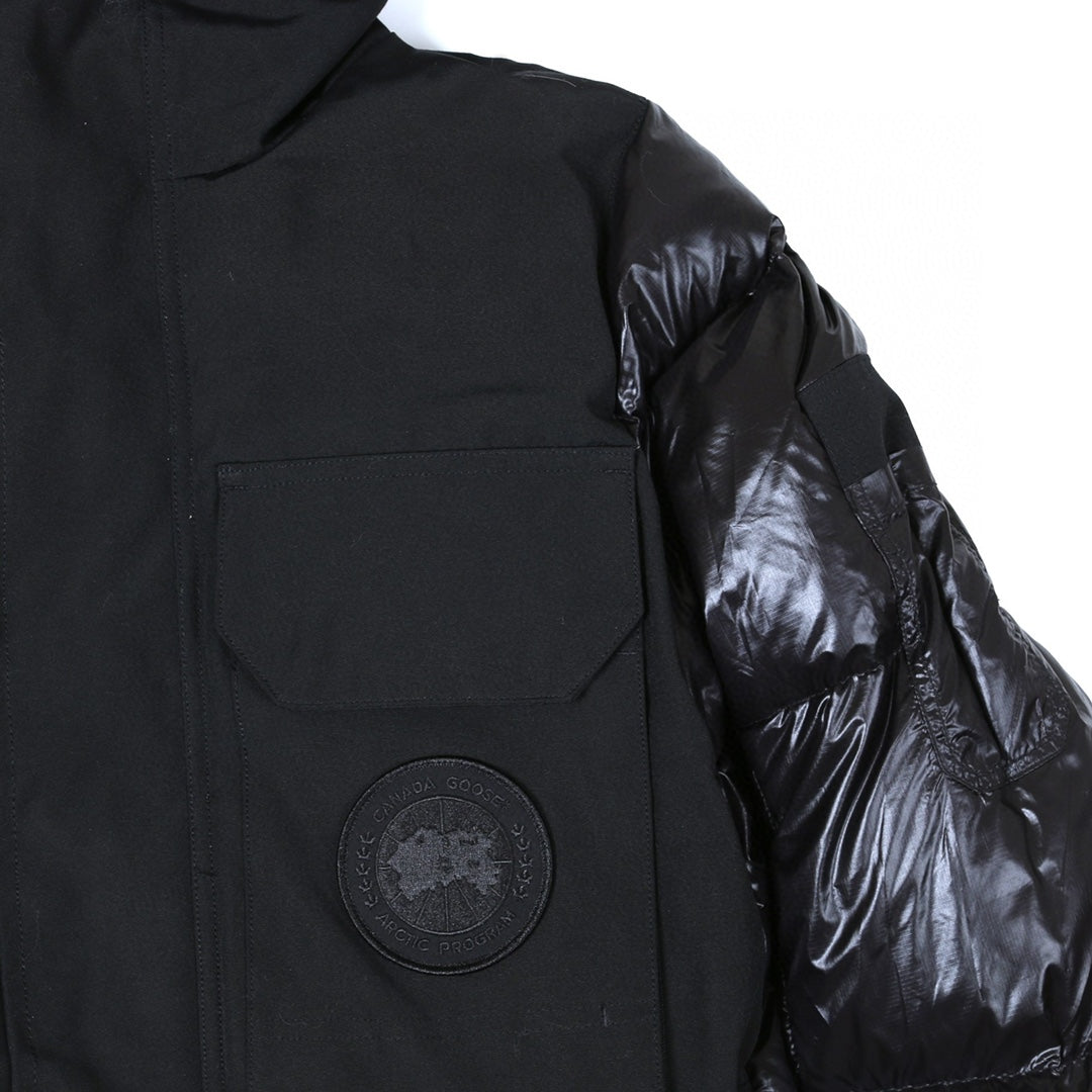 Canada Goose Women's Men's Patchwork Fur Hood Parka Jacket - Black
