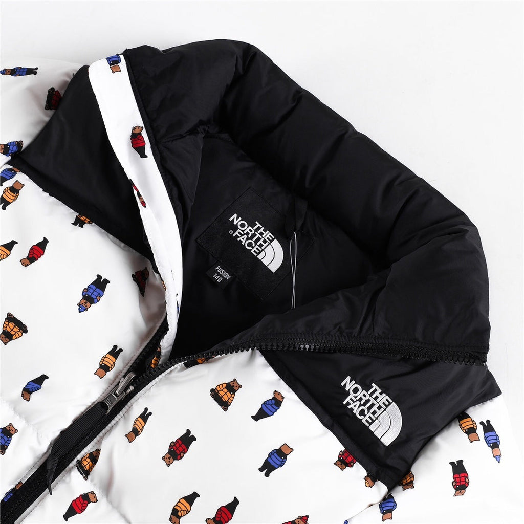 The North Face 1996 Retro Nuptse Jacket White Bear Print | Women's & Men's Streetwear