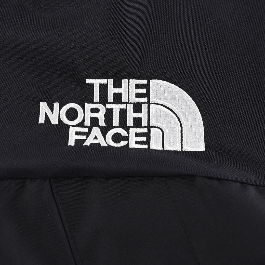 The North Face Women's Men's GORE-TEX Hooded Mountain Jacket - All Black Waterproof Shell