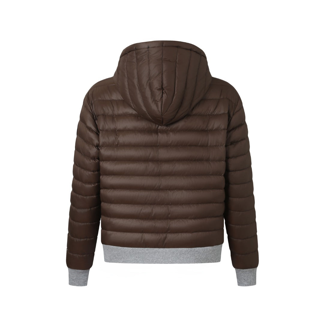 Canada Goose Women's Men's Fuse Reversible Hoody Down Jacket - Brown