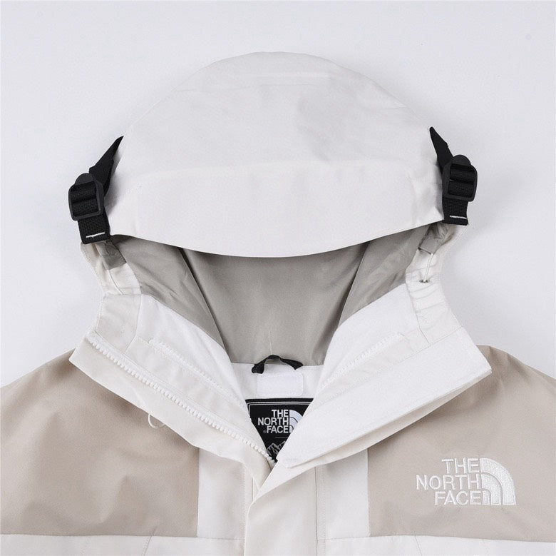 The North Face Mountain Jacket – White & Beige Color Block | Women's & Men's Styling
