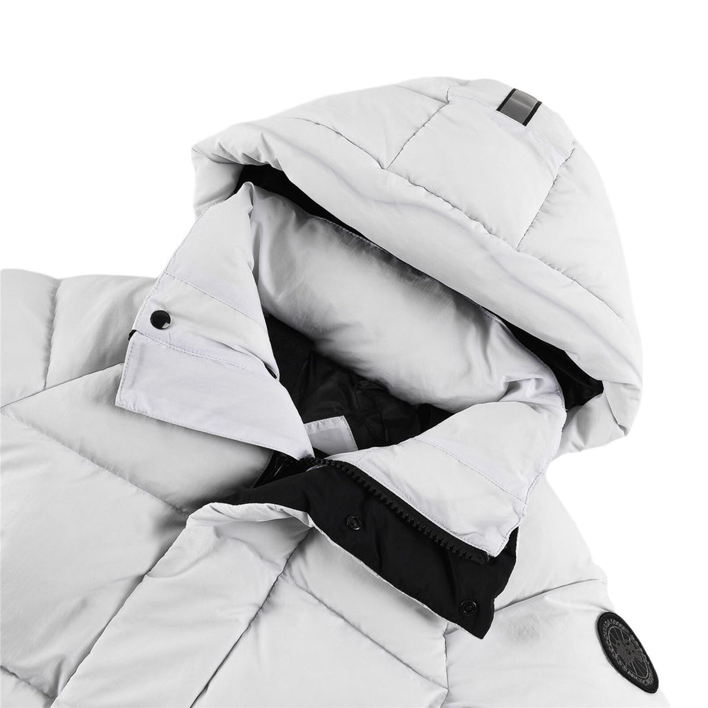 Canada Goose Women's Men's Short Hooded Down Jacket - White