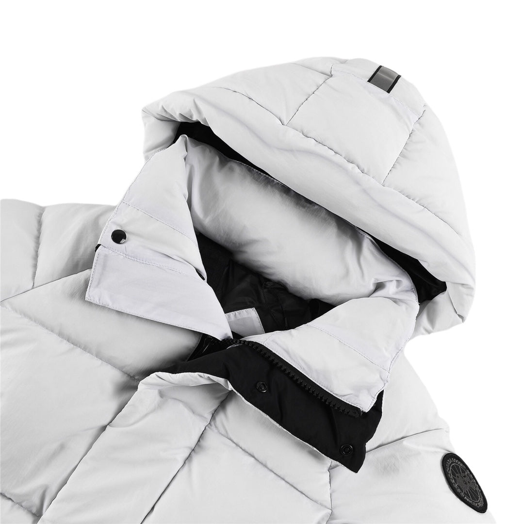 Canada Goose Women's Men's Short Hooded Down Jacket - White