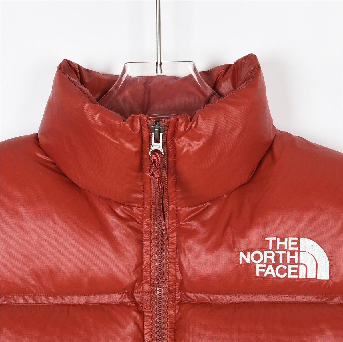 The North Face Cropped Puffer Jacket – Shiny Red | Women's & Men's Styling