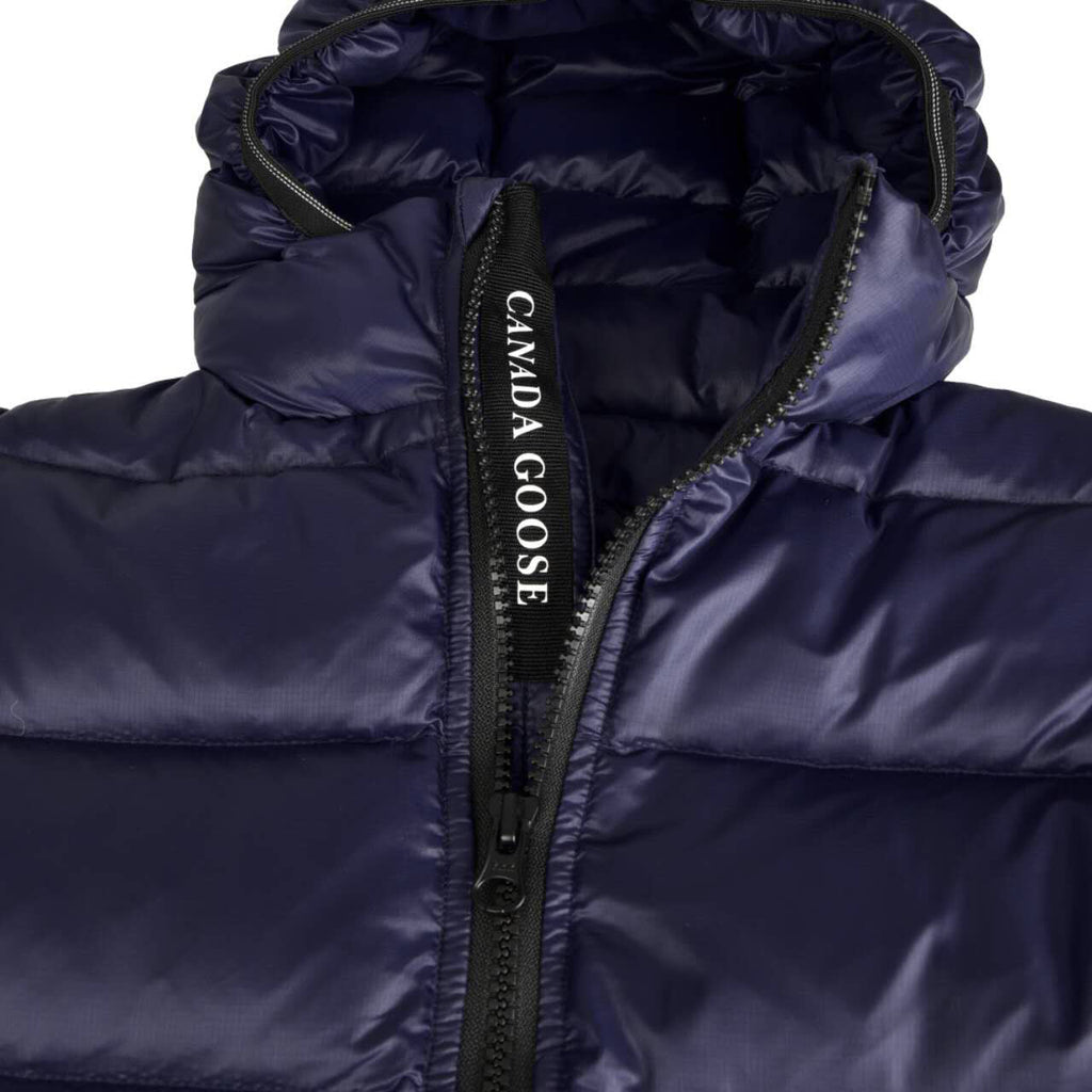 Canada Goose Women's Men's Unisex Hooded Puffer Jacket - Navy Blue