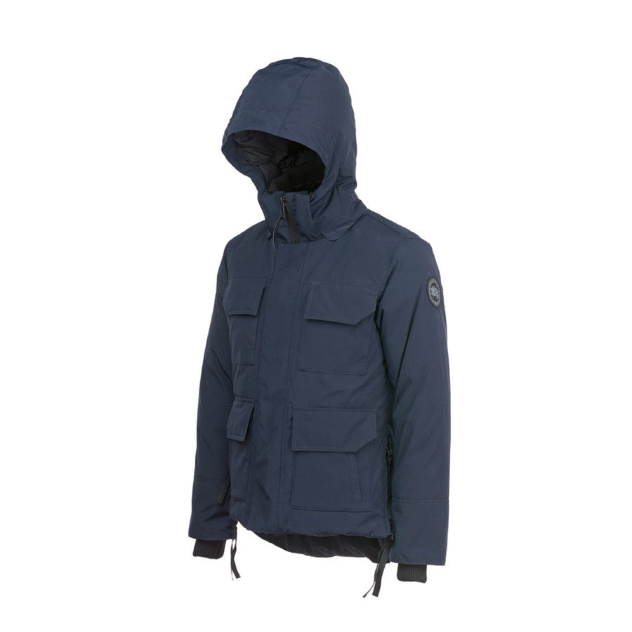 Canada Goose Women's Men's Black Label Down Parka Jacket - Navy