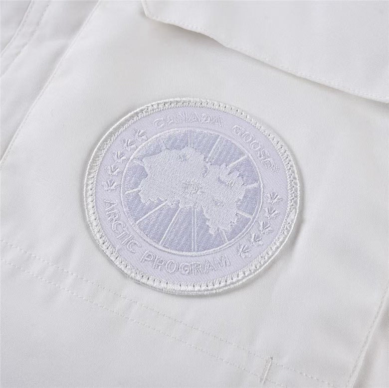 Canada Goose Women's Men's Down Parka Jacket - White
