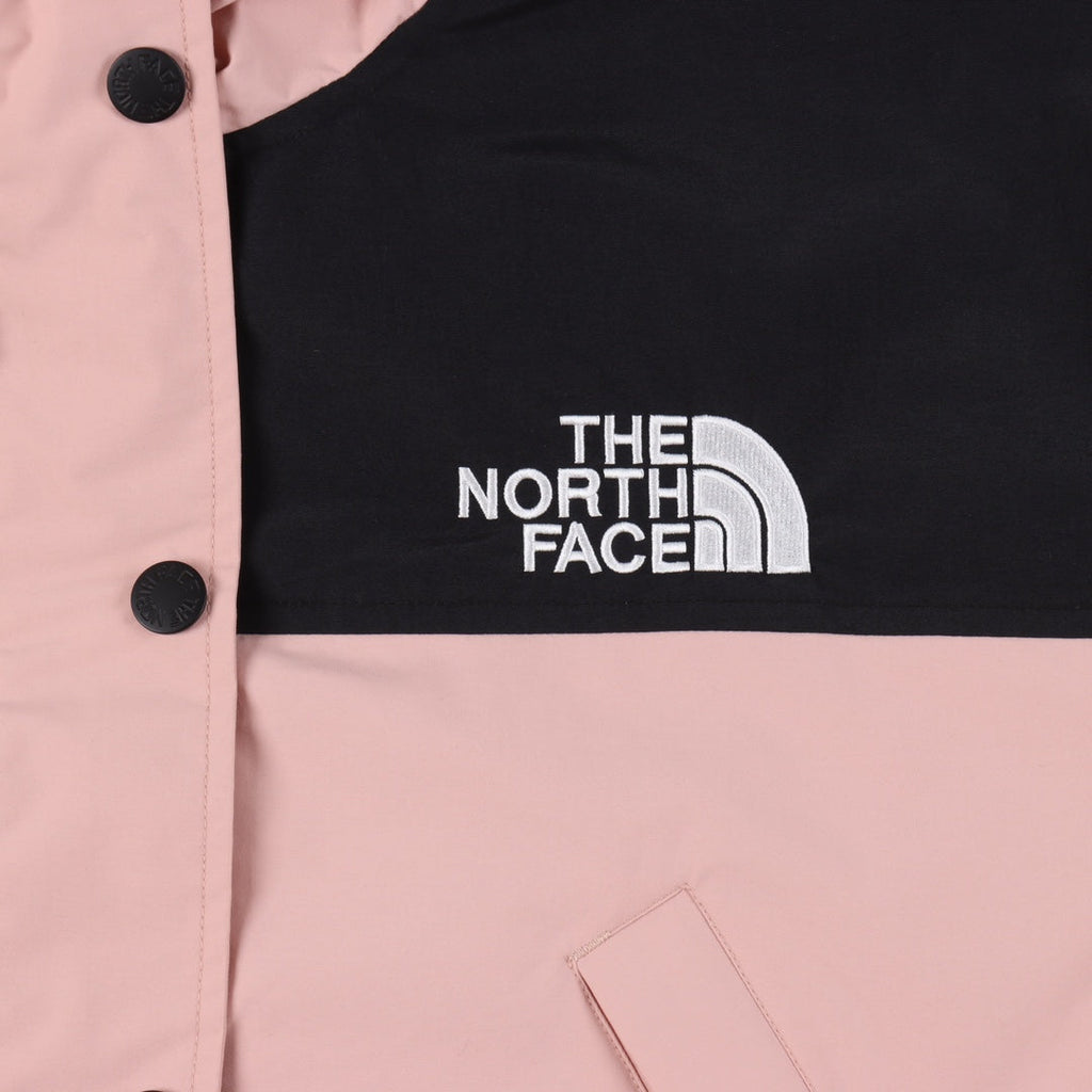 The North Face Women's Cropped Hooded Jacket Pink Black Color Block