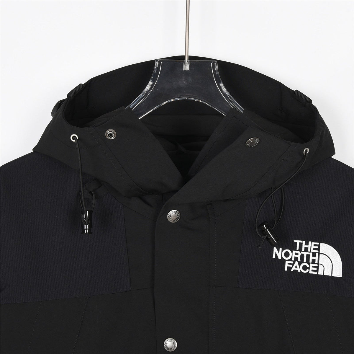 The North Face Men's Mountain Jacket | Black Hooded Outdoor Outerwear