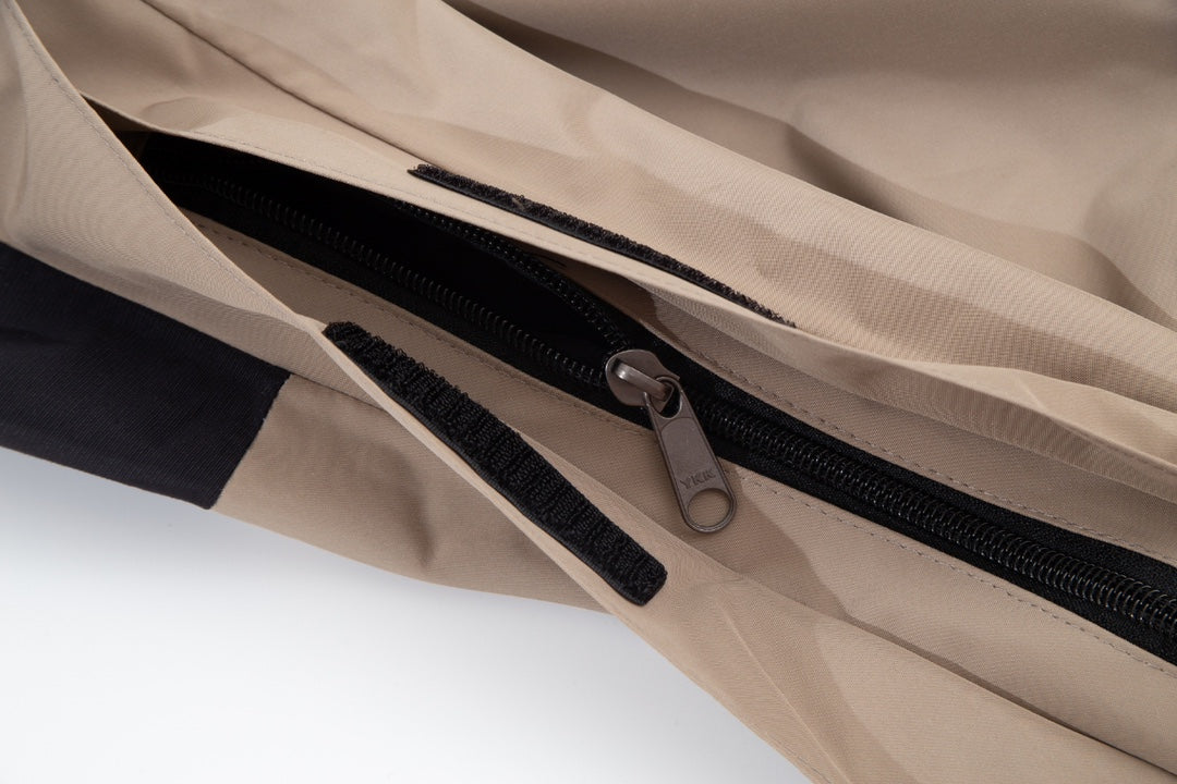 The North Face Men's GORE-TEX Hooded Mountain Jacket | Khaki & Black Color Block