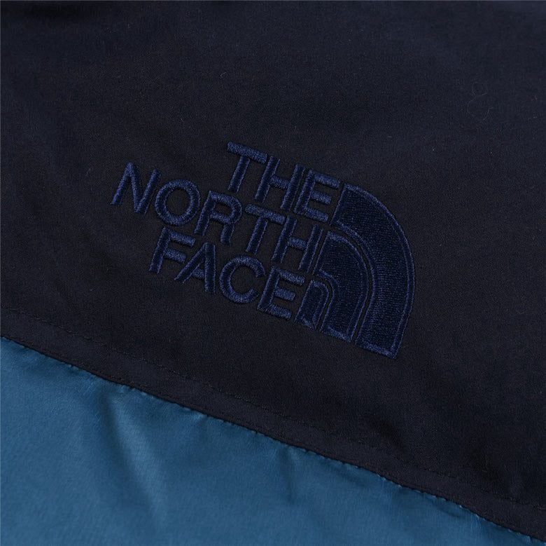 The North Face 1996 Retro Nuptse Jacket – Deep Blue & Navy Color Block | Women's & Men's Styling