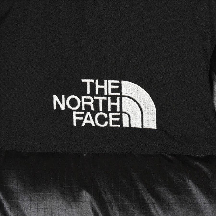 The North Face 1996 Retro Nuptse Jacket – Shiny Black Color Block | Women's & Men's Styling