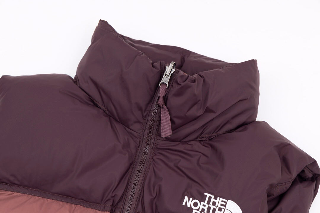 The North Face 1996 Retro Nuptse Vest – Maroon Color Block | Women's & Men's Styling
