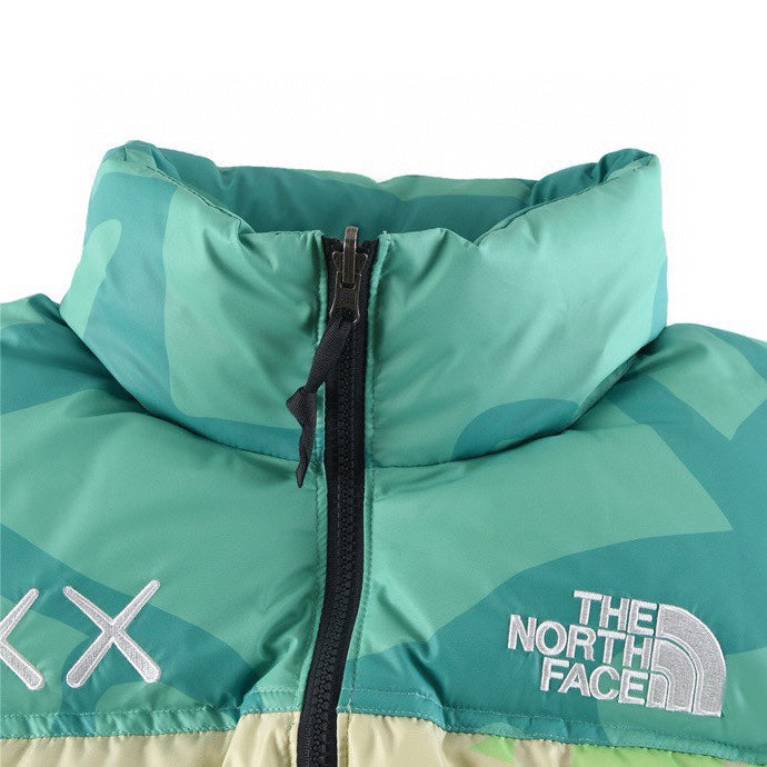 The North Face XX KAWS Camo Color Block Puffer Jacket | Women's & Men's Streetwear Style