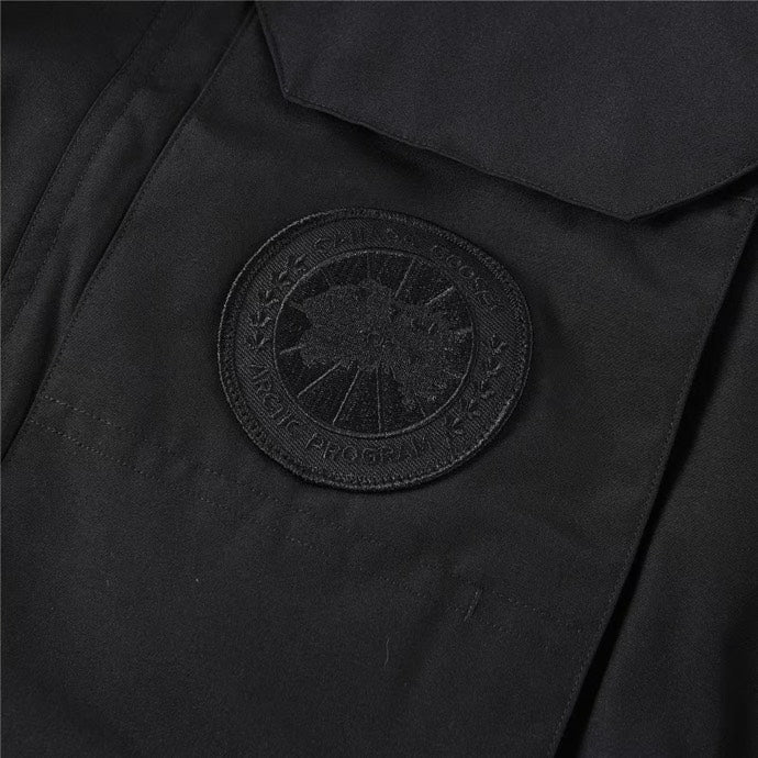 Canada Goose Women's Men's Down Parka Jacket - Black