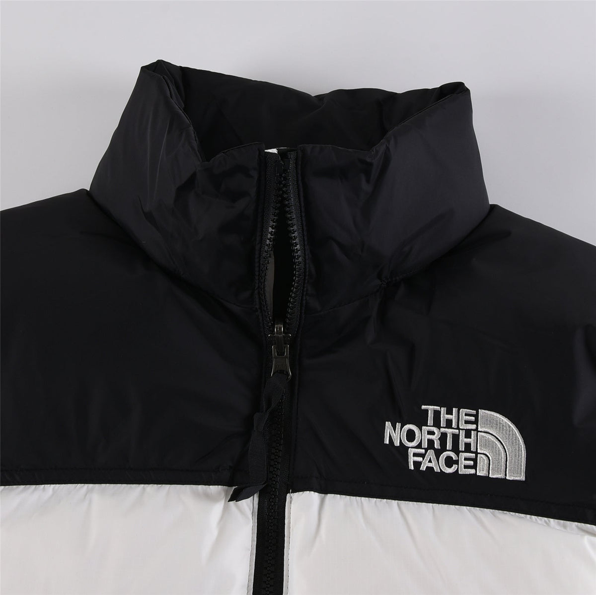 The North Face 700 Fill Color Block Puffer Vest | Black & White | Women's & Men's Layering Style