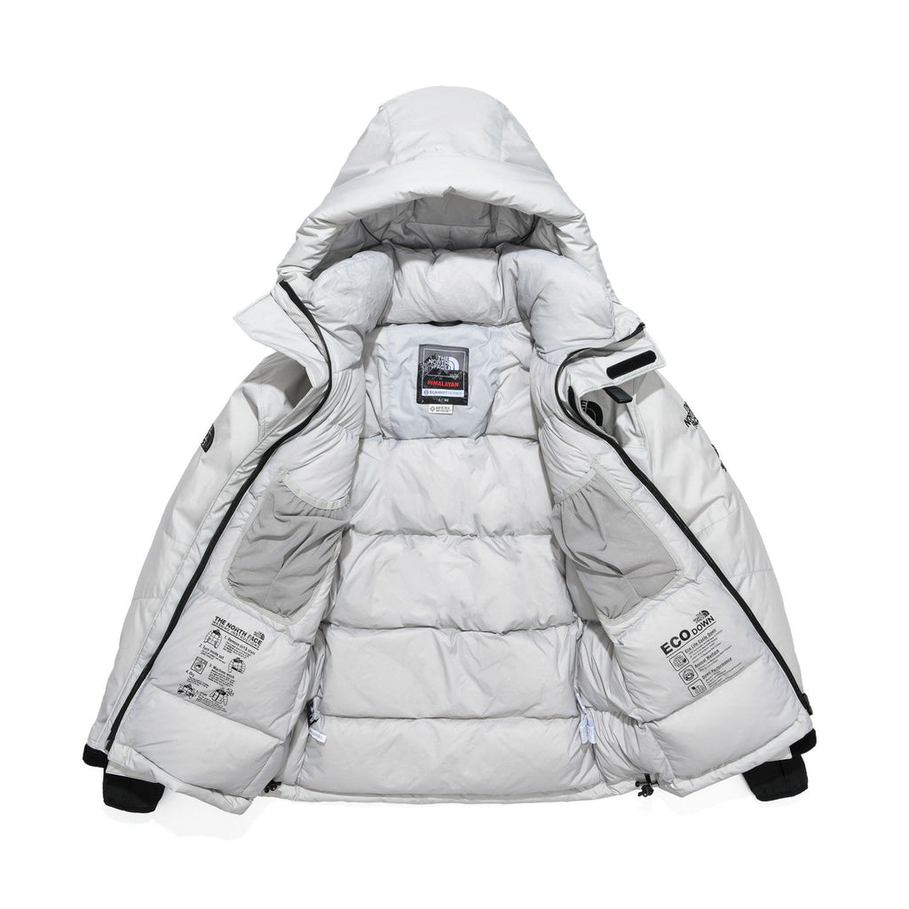 The North Face Himalayan Short Parka – Off White | Women's & Men's Styling