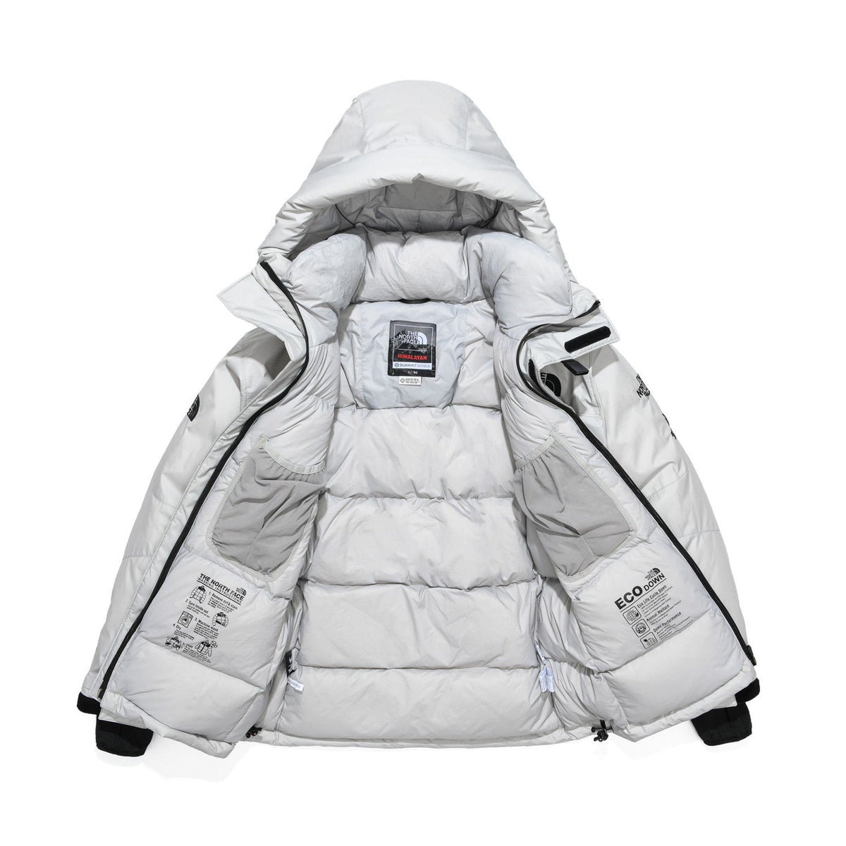 The North Face Himalayan Short Parka – Off White | Women's & Men's Styling