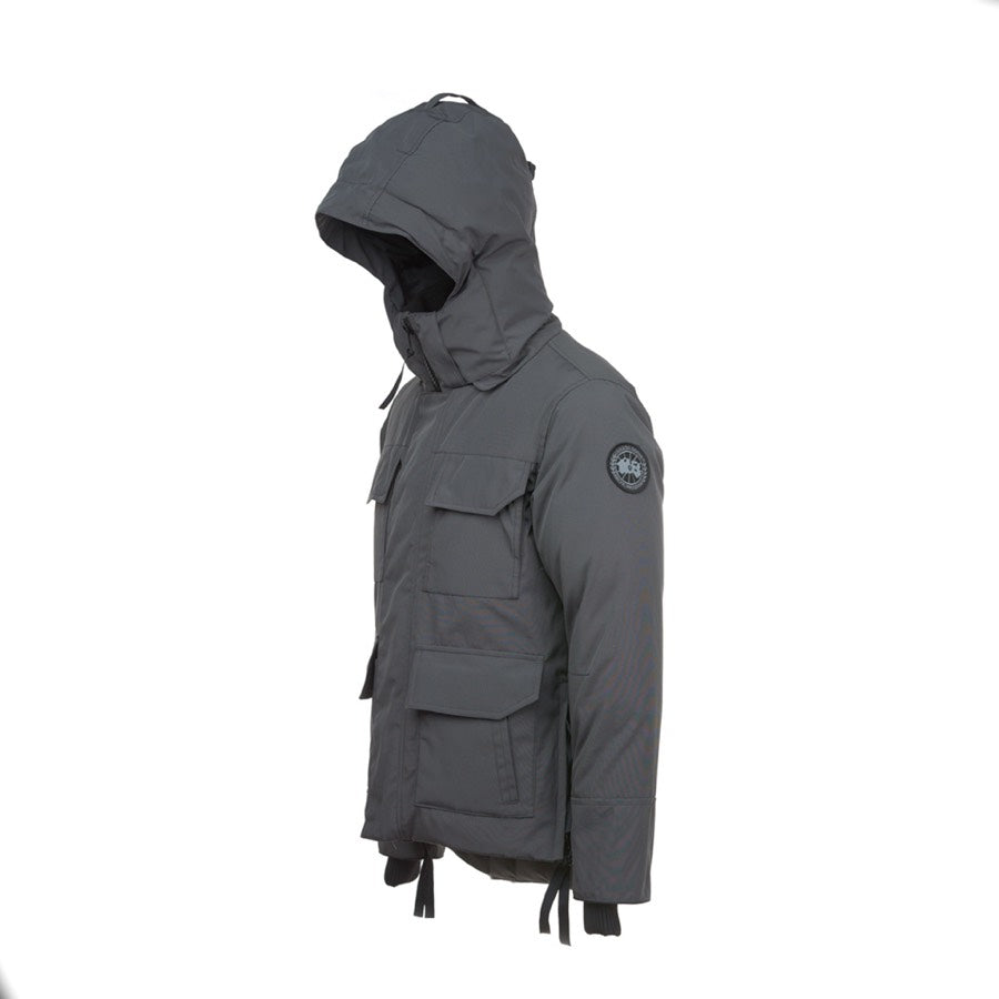 Canada Goose Women's Men's Black Label Down Parka Jacket - Grey