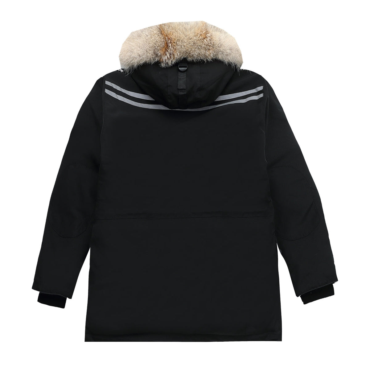 Canada Goose Women's Men's Expedition Down Parka Jacket with Coyote Fur - Black