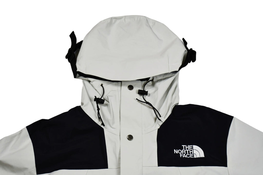 The North Face Men's GORE-TEX Hooded Mountain Jacket | White & Black Color Block