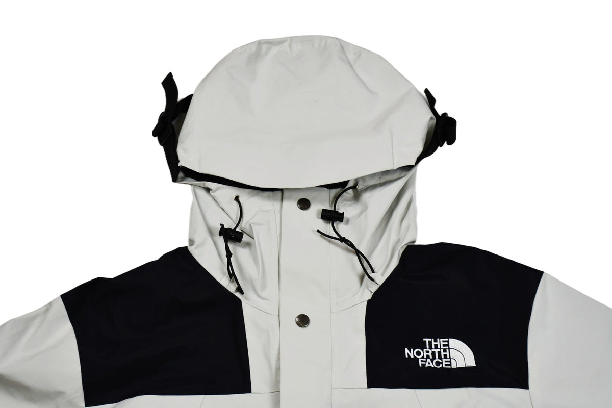 The North Face Men's GORE-TEX Hooded Mountain Jacket | White & Black Color Block