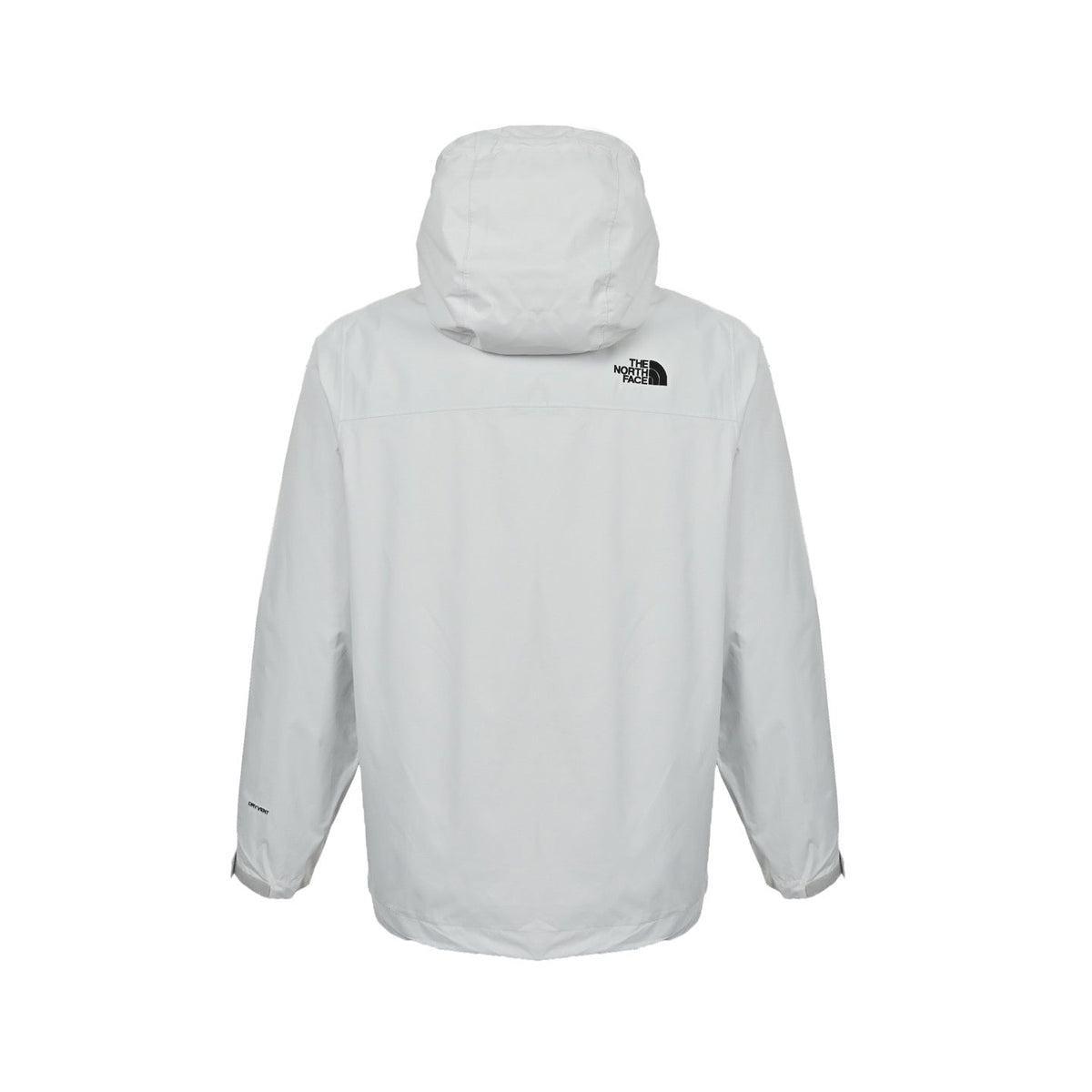 The North Face Women's Men's Hooded Rain Jacket - Light Gray