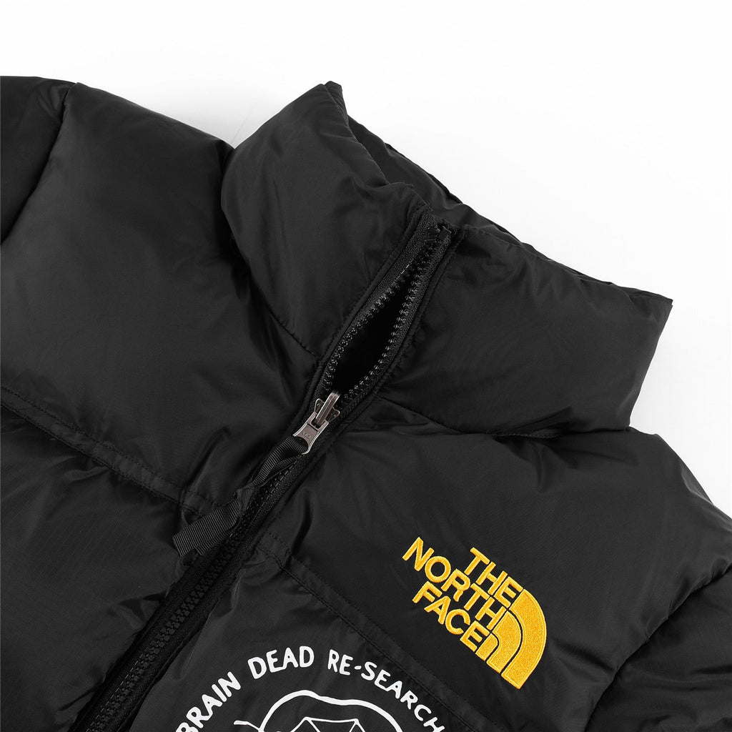 The North Face x Brain Dead Printed Puffer Jacket | Black | Women's & Men's Streetwear