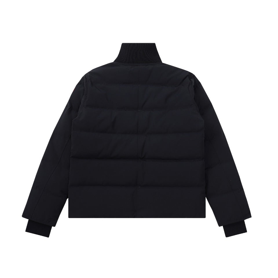 Canada Goose Women's Men's Black Label Cropped Puffer Jacket