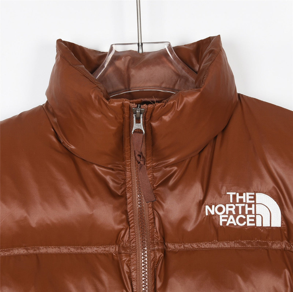 The North Face Cropped Puffer Jacket – Shiny Brown | Women's & Men's Styling
