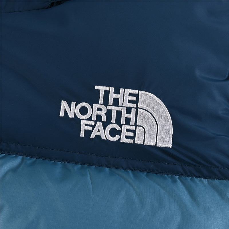 The North Face 1996 Retro Nuptse Jacket – Teal Color Block | Men's & Women's Styling