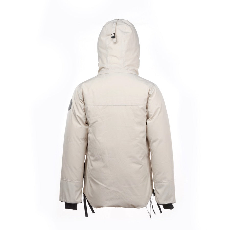 Canada Goose Women's Men's Black Label Down Parka Jacket - Cream White